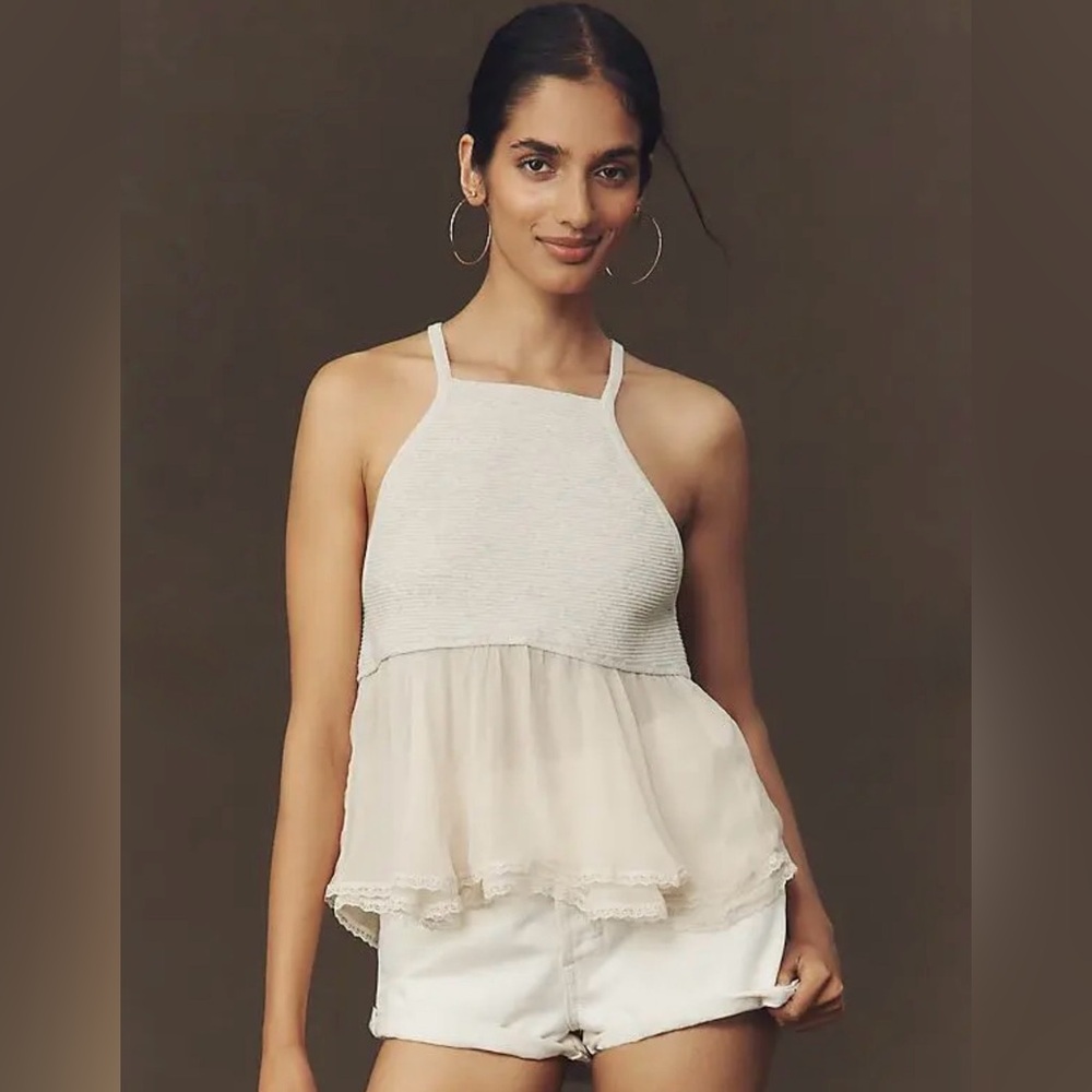Sheer panel halter tank